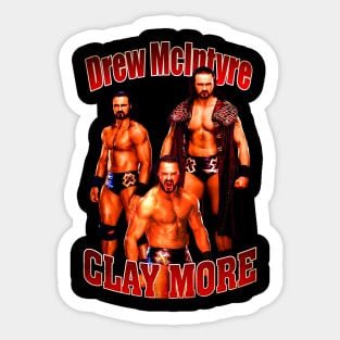 Drew Mcintyre "Clay More" Sticker